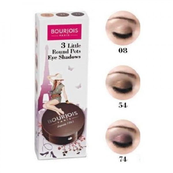 Bourjois 3 Little Round Pots Eye Shadow